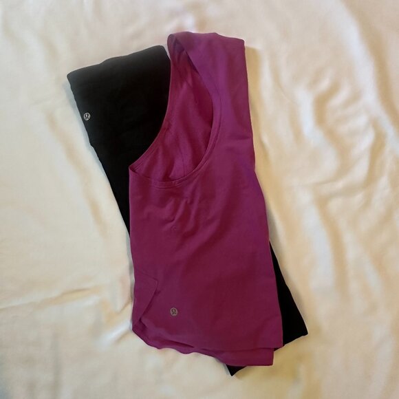 lululemon Lightweight Stretch Running Tank - Sz 6, Pink - Picture 5 of 6